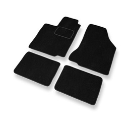 Fußmatten Auto für Seat Cordoba I 6K Limousine, SX, Vario (1993-2002) - Premium Velours schwarze Automatten Autoteppiche