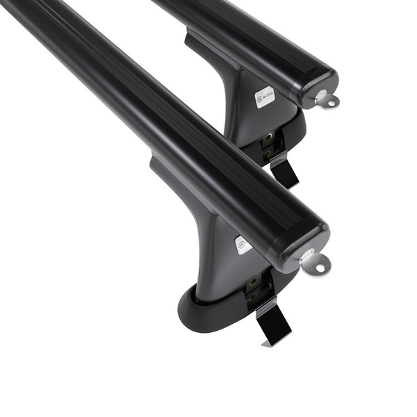 Aluminium-Dachträger für Ford Mondeo mk V (2014-2022) - schwarz Dachträger Dachgepäckträger - ohne Montagelemente