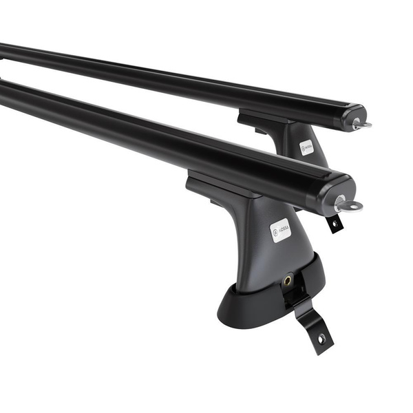 Aluminium-Dachträger für Dacia Sandero mk I (2007-2012) - schwarz Dachträger Dachgepäckträger - ohne Montagelemente