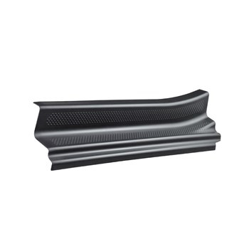 Ein Satz schwarzer Einstiegsleisten für Autotürschwellen Citroen Berlingo II Van