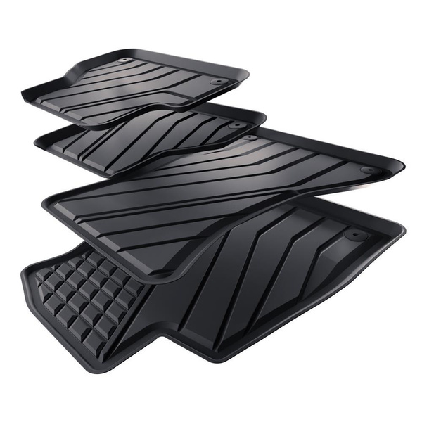 TPE Fußmatten Auto für Audi A5 F5 Sportback (10.2016-07.2024) - schwarz Automatten Autoteppiche