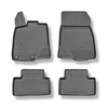 TPE Fußmatten Auto für Peugeot 3008 III (electric) SUV (04.2024-....) - schwarz Automatten Autoteppiche