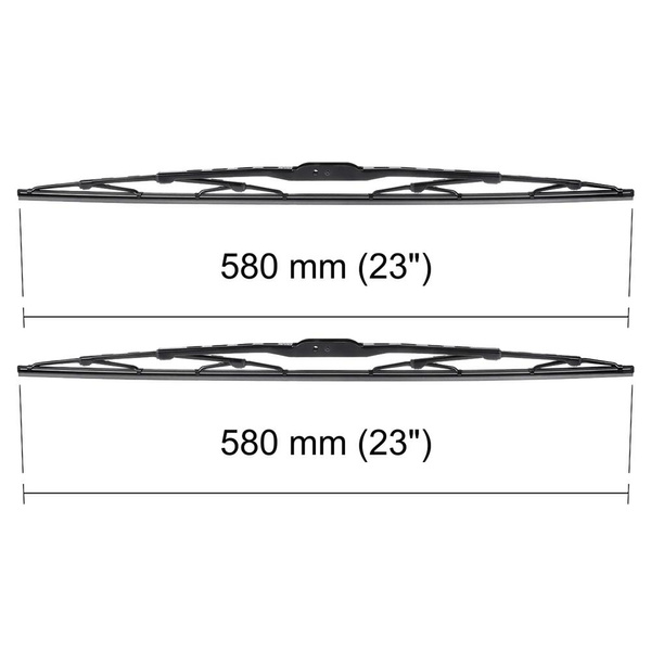 Vordere Scheibenwischer für Saab 9-5 I Kombi, Limousine (06.1997-07.2007) - Wischerblätter Standard