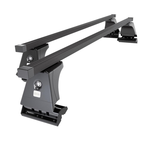 Stahl-Dachträger für BMW 3er G20 (2019-....) - schwarz Dachträger Dachgepäckträger - Montagepunkte