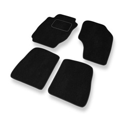 Fußmatten Auto für Toyota RAV4 I SUV (1994-2000) - Premium Velours schwarze Automatten Autoteppiche