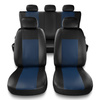 Universal Sitzbezüge Auto für Peugeot 308 I, II, III (2007-....) - Autositzbezüge Schonbezüge für Autositze - CM-BL