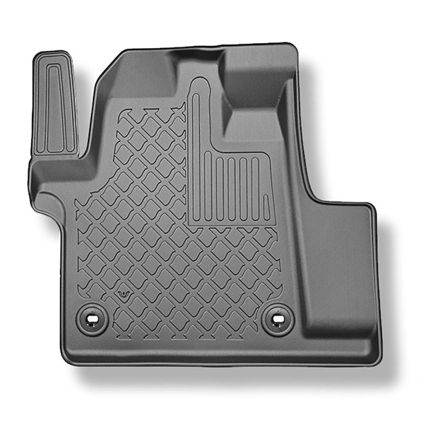 TPE Fußmatten Auto für Opel Vivaro C Van (03.2019-....) - schwarz Automatten Autoteppiche - 2/3 Sitze; kurze und lange Version