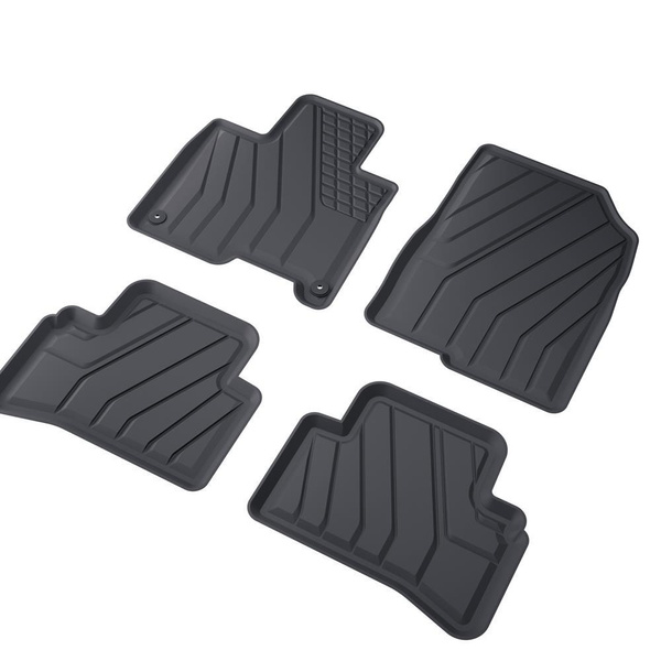 TPE Fußmatten Auto für Kia Sportage V SUV (2021-....) - schwarz Automatten Autoteppiche - auch für Mild Hybrid; nicht fuer HEV Hybrid und Plug-in Hybrid