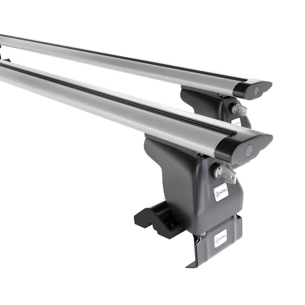 Aluminium-Dachträger für Alfa Romeo 147 (2001-2010) - silbern Dachträger Dachgepäckträger - ohne Montagelemente