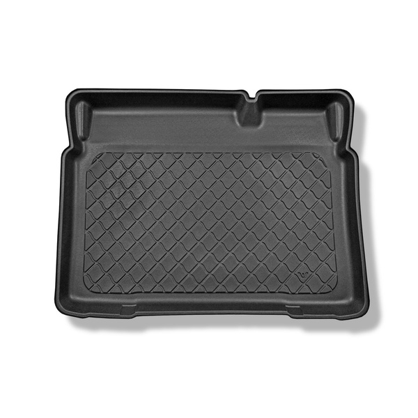 Kofferraumwanne für Opel Crossland X SUV (06.2017-2021) - Kofferraummatte rutschfest Schutzmatte - untere Ladefläche mit Vorbereitung für den Varioboden; unter / ohne Varioboden (Flex Floor)