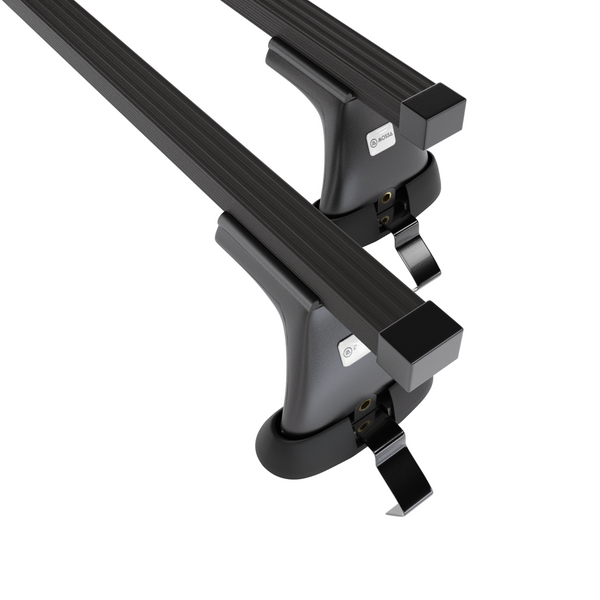 Stahl-Dachträger für Skoda Octavia mk II (2009-2012) - schwarz Dachträger Dachgepäckträger - ohne Montagelemente