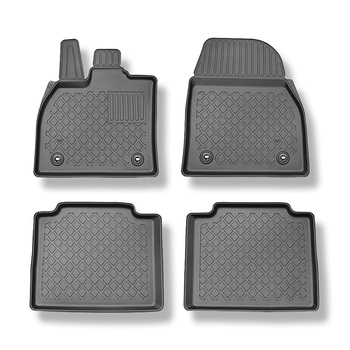 TPE Fußmatten Auto für Lexus RZ 450e SUV (03.2023-....) - schwarz Automatten Aut