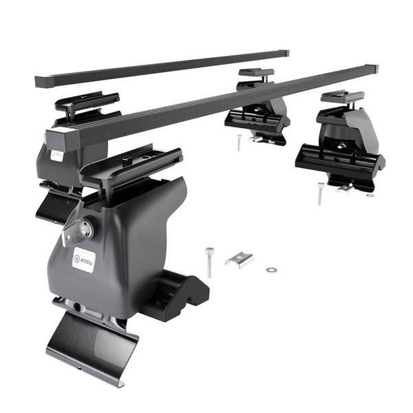 Stahl-Dachträger für Hyundai H-1 (2008-2021) - schwarz Dachträger Dachgepäckträger - ohne Montagelemente