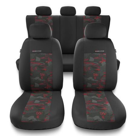 Universal Sitzbezüge Auto für Mazda 121 I, II, III (1987-2002) - Autositzbezüge Schonbezüge für Autositze - UNE-RD