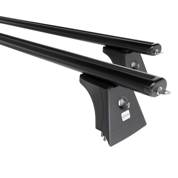 Aluminium-Dachträger für Ford Galaxy (2001-2005) - schwarz Dachträger Dachgepäckträger - Montagepunkte