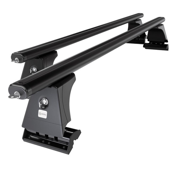 Aluminium-Dachträger für BMW 5er F10 (2010-2017) - schwarz Dachträger Dachgepäckträger - Montagepunkte