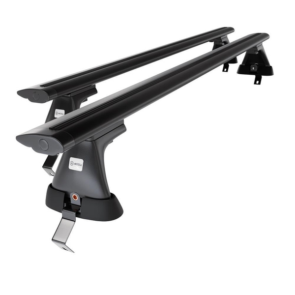 Aluminium-Dachträger für Ford C-Max mk II (2010-2015) - schwarz Dachträger Dachgepäckträger - ohne Montagelemente