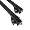 Aluminium-Dachträger für Audi A4 B7, B8 (2008-2015) - schwarz Dachträger Dachgepäckträger - integrierte Relinge
