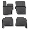 TPE Fußmatten Auto für Land Rover Discovery V SUV (03.2017-....) - schwarz Automatten Autoteppiche