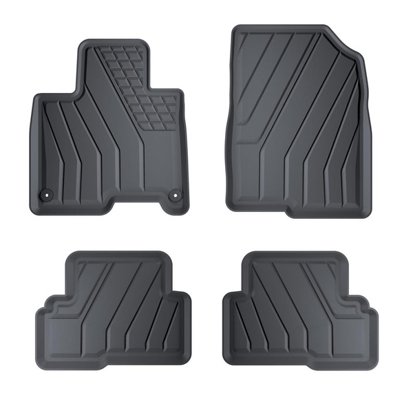 TPE Fußmatten Auto für Kia Sportage V HEV Hybrid SUV (2021-....) - schwarz Automatten Autoteppiche