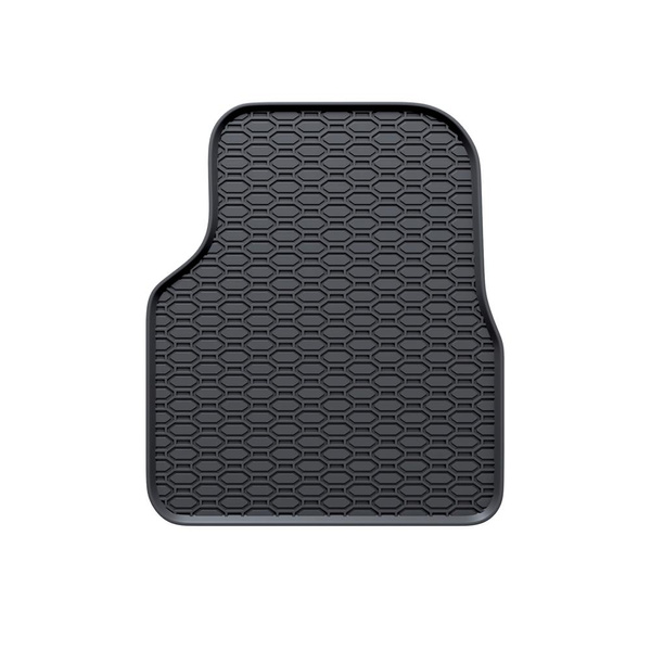 Gummifußmatten Auto für Peugeot 2008 II SUV (2019-....) - Gummimatten Gummi Fußmatten - schwarz - 4 Stk.