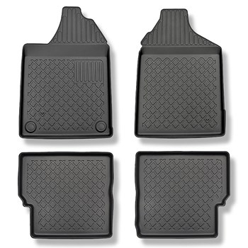 TPE Fußmatten Auto für Aixam Crossline Crossover (10.2016-....) - schwarz Automa