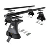 Aluminium-Dachträger für Ford Mondeo mk V (2014-2022) - schwarz Dachträger Dachgepäckträger - ohne Montagelemente