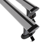 Aluminium-Dachträger für Citroen C4 (2010-2017) - silbern Dachträger Dachgepäckträger - ohne Montagelemente