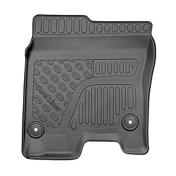 TPE Fußmatten Auto für Dodge Ram V Pick-Up (2019-....) - schwarz Automatten Autoteppiche - 2. Reihe