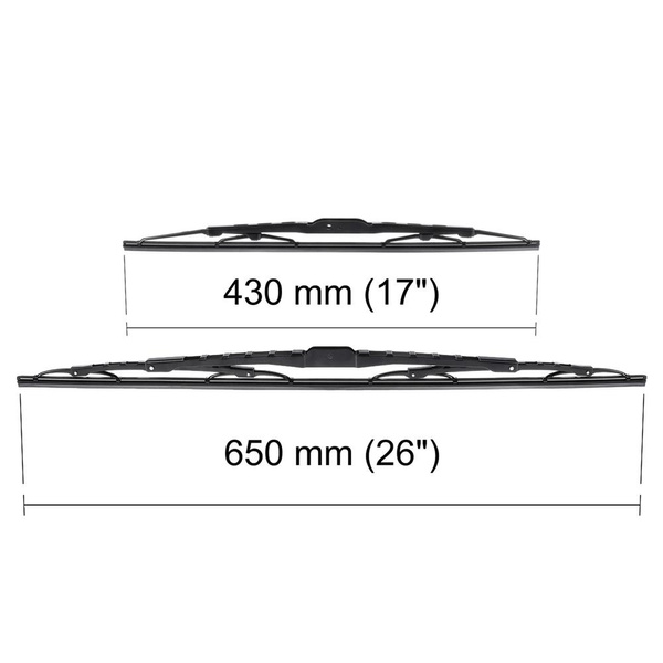 Vordere Scheibenwischer für Nissan Altima L31 Limousine (2001-2006) - Wischerblätter Standard