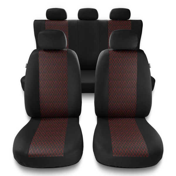 Universal Sitzbezüge Auto für Peugeot 508 I, II (2011-....) - Autositzbezüge Schonbezüge für Autositze - PF-RD