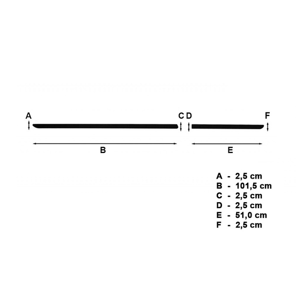 Schwarze Auto Seitenschutzleisten Skoda Citigo Hatchback (5 Türen) - (2012-....)