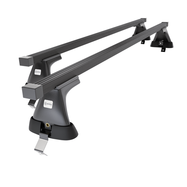 Stahl-Dachträger für Ford Mondeo mk V (2014-2022) - schwarz Dachträger Dachgepäckträger - ohne Montagelemente