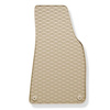 Gummifußmatten Auto für Audi A4 B6 (2000-2006) - Gummimatten Gummi Fußmatten - beige