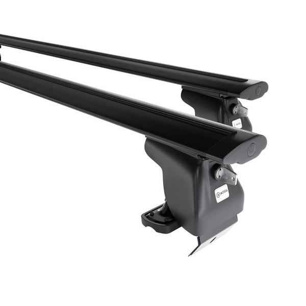 Aluminium-Dachträger für Citroen DS4 (2011-2018) - schwarz Dachträger Dachgepäckträger - ohne Montagelemente