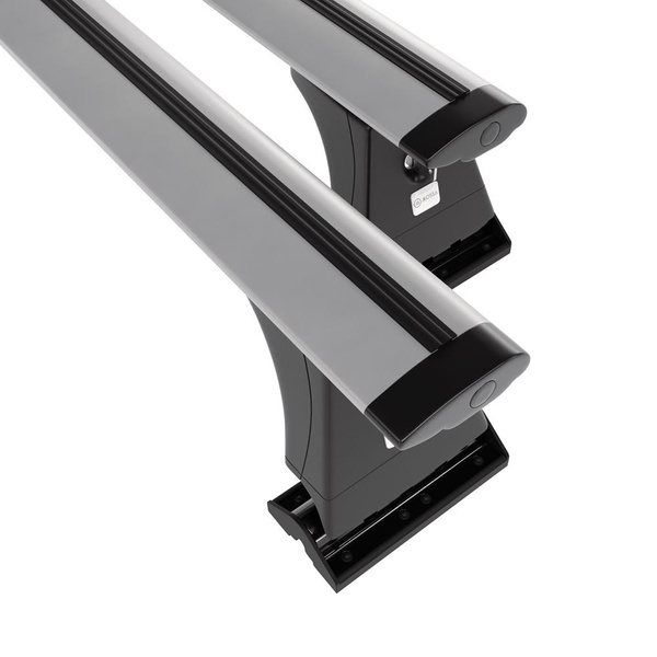 Aluminium-Dachträger für Citroen C3 (2009-2016) - silbern Dachträger Dachgepäckträger - Montagepunkte