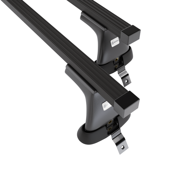 Stahl-Dachträger für Renault Sandero (2008-2013) - schwarz Dachträger Dachgepäckträger - ohne Montagelemente