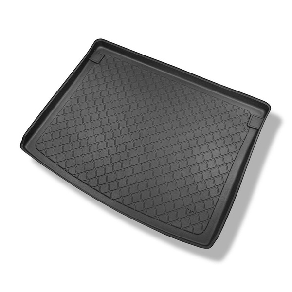 Set Kofferraumschale und angepasste Autoteppiche TPE für: Volkswagen Caddy Startline Kombi (2004-10.2020) - 5 Sitze;Blech auf Seitenwänden im Kofferraum