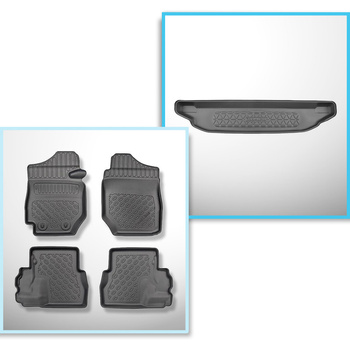 Set Kofferraumschale und angepasste Autoteppiche TPE für: Suzuki Jimny II GJ SUV