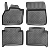 TPE Fußmatten Auto für Renault ZOE Hatchback (12.2012-05.2019) - schwarz Automatten Autoteppiche