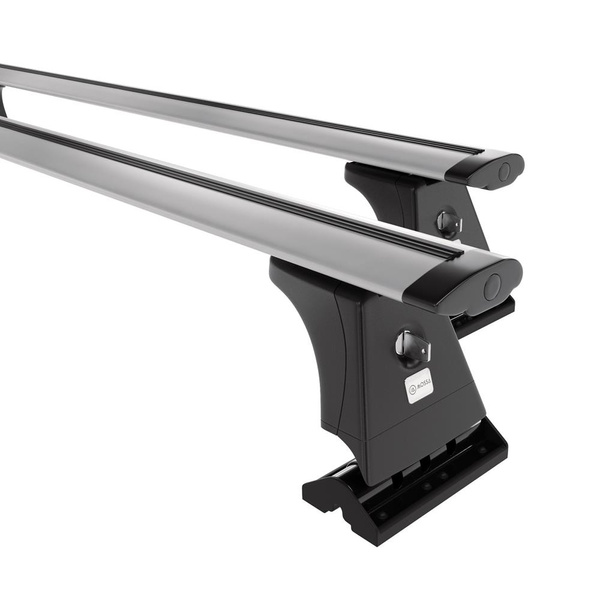 Aluminium-Dachträger für Citroen C6 (2005-2012) - silbern Dachträger Dachgepäckträger - Montagepunkte