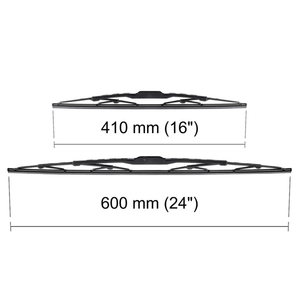 Vordere Scheibenwischer für Mazda 2 I Hatchback (02.2003-06.2007) - Wischerblätter Standard
