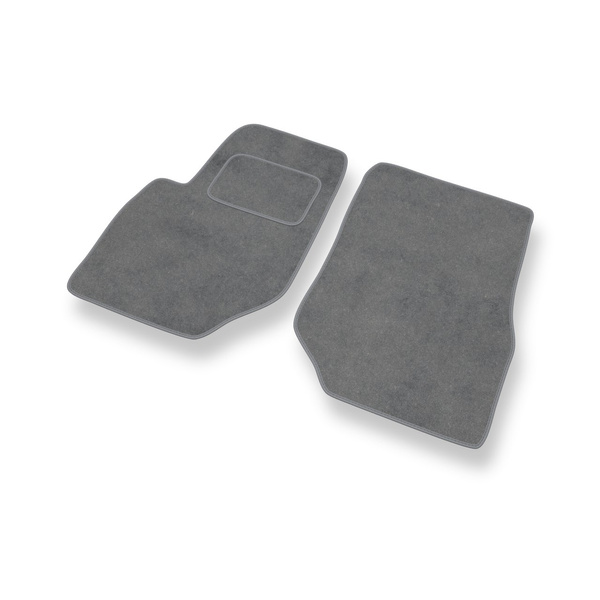Fußmatten Auto für Hyundai Terracan SUV (2001-2006) - Premium Velours graue Automatten Autoteppiche