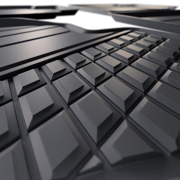 TPE Fußmatten Auto für Toyota Camry IX Limousine (2018-....) - schwarz Automatten Autoteppiche