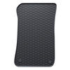 Gummifußmatten Auto für BMW 1er E82, E87, E88 Coupé, Hatchback, Cabriolet (2004-2013) - Gummimatten Gummi Fußmatten - schwarz - 4 Stk.