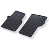 Gummifußmatten Auto für Volkswagen Crafter II (2017-....) - Gummimatten Gummi Fußmatten - schwarze