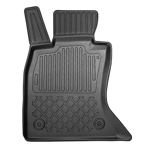 Set Kofferraumschale und angepasste Autoteppiche TPE für: BMW 5er F10 Limousine (03.2010-2013) - X-drive;vordere Sitzabstandsführungen (hinten) 415mm