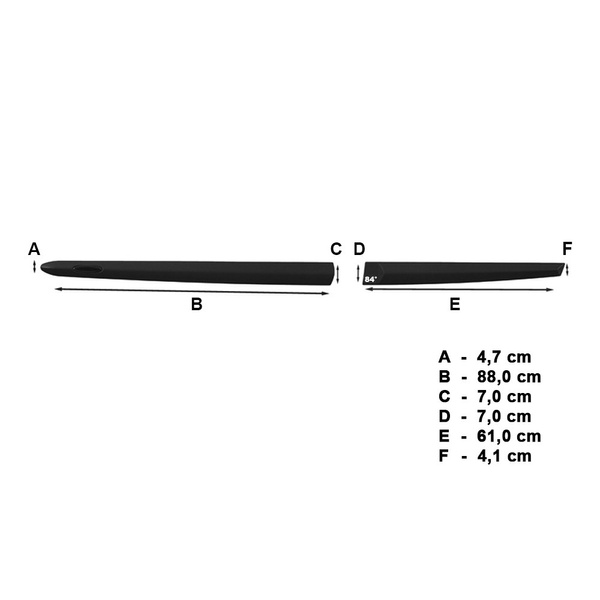 Schwarze Auto Seitenschutzleisten Seat Ibiza V Hatchback (2017-....)