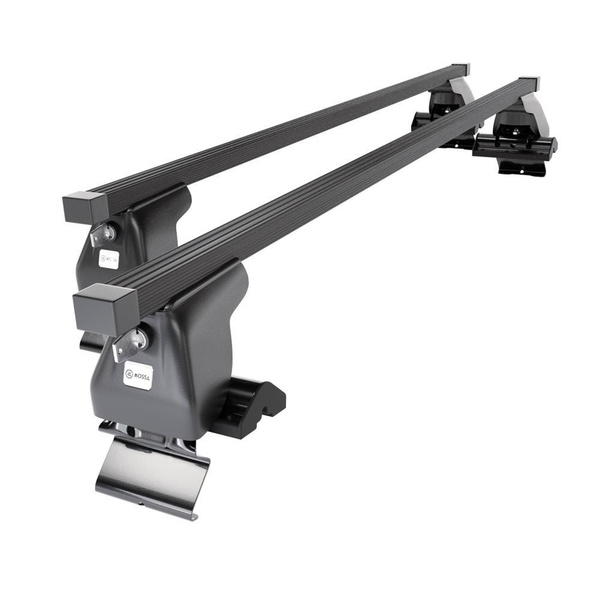 Stahl-Dachträger für Hyundai H-1 (2008-2021) - schwarz Dachträger Dachgepäckträger - ohne Montagelemente