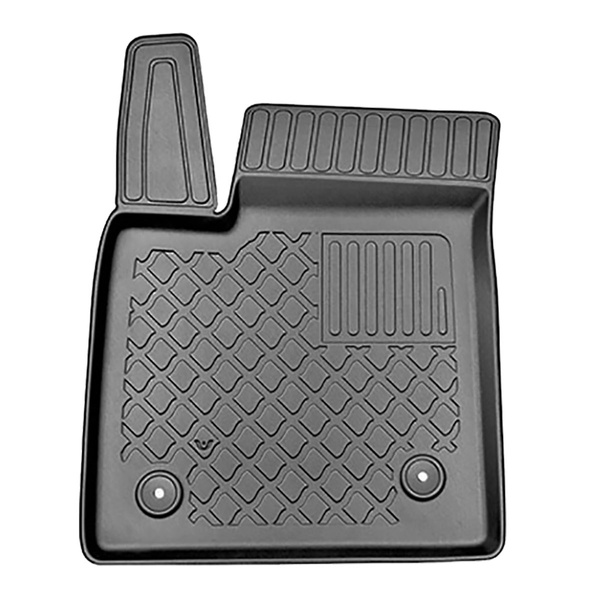 TPE Fußmatten Auto für Ford Focus IV Hatchback, Limousine, Kombi (09.2018-....) - schwarz Automatten Autoteppiche - auch mit Hybridantrieb